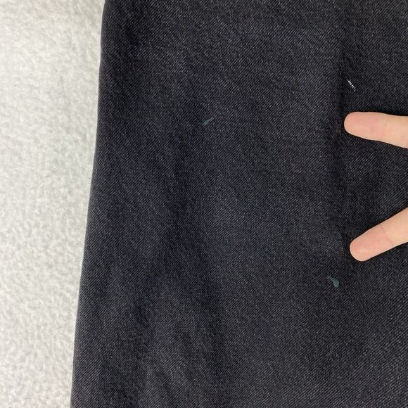 Levis Jeans Mens 38x32 (fit 36x29.5) Black 550 Relaxed Fit Loose Y2K Denim - Picture 6 of 16